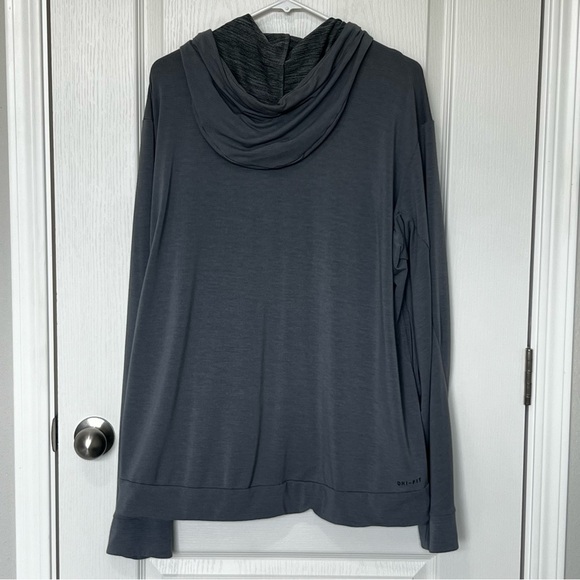 Nike Men’s DriFit Fill Zip Hoodie Sweatshirt Jacket Gray SIZE XL - Picture 2 of 10